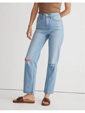 Madewell The Perfect Vintage Straight Jean in Westanna Wash Size 26